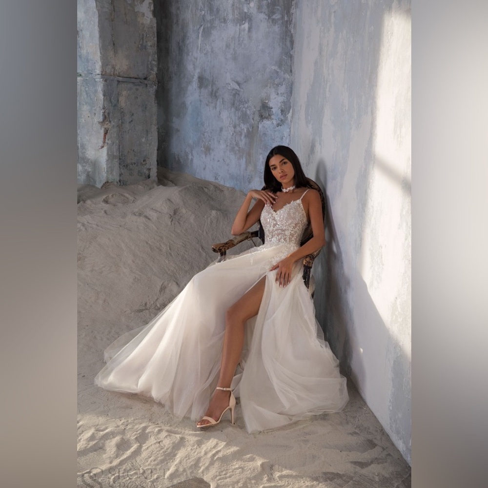 Wedding Dress with Slit